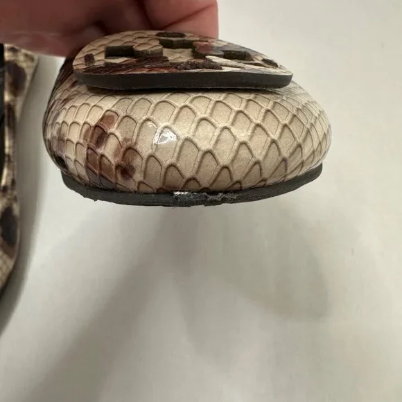 Tory Burch Snakeskin Pattern Flats - Picture 7 of 9
